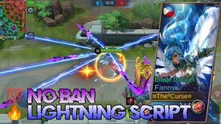 FANNY LIGHTNING SCRIPT |  NO BAN | MOBILE LEGENDS