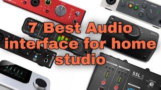 7 Best Home Audio interface for home studio (2022)