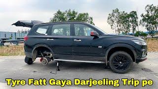 Trip बर्बाद Gloster ka Tyre Fatt Gaya  Delhi to Darjeeling Solo Roadtrip | Day-3