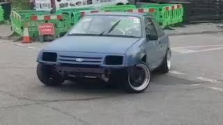 Mk1 ford sierra 3dr base v8 1uz 4.0 drift skid burnout #retrostance