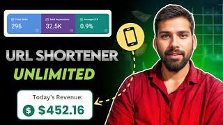  How to get unlimited clicks on URL shortener | Best Link Shortener Earn Money India New Method