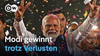 Indiens Premier muss bei Wahl herbe Verluste hinnehmen | DW Nachrichten