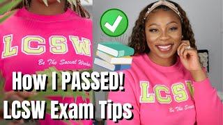 PASSED!! Tips On How I Passed The LCSW Exam In One Month