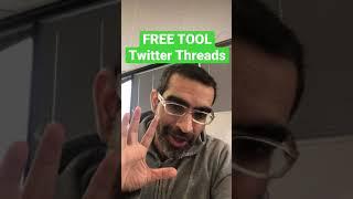 FREE tool to make twitter threads #shorts