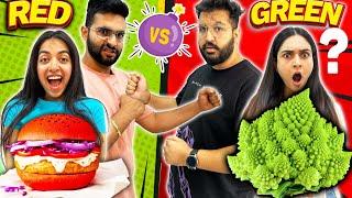 Eating Only One COLOR Food Challenge  60 MINUTE Challenge