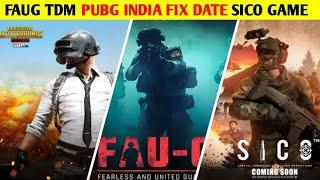 FAUG TDM LAUNCH DATE NEWS |FAUG UPDATE,TDM GAMEPLAY| PUBG MOBILE INDIA PUBG MOBILE LITE | SICO GAME