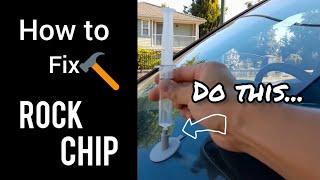 How To Fix Car Windshield From Rock Chip With Repair Kit 2023 - Do It Yourself for $17 vs. $200!