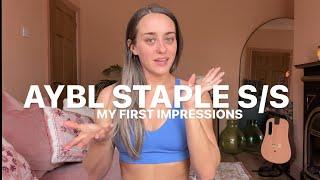 AYBL STAPLE S/S NEW COLOURS - Try on haul and first impressions. There's a halterneck crop top, too!