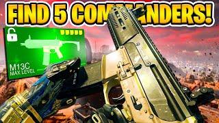 HOW TO FIND 5 COMMANDERS TO UNLOCK M13C! How To Unlock The NEW M13C in MW2!