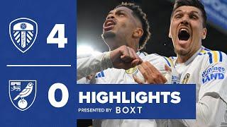 LEEDS ARE GOING TO WEMBLEY! Leeds United 4-0 Norwich City (Agg: 4-0) | EFL Championship Play-off