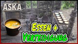 ASKA ️ 07 -  ESSEN kochen & VERTEIDIGUNG aufbauen ⭐ ASKA Let's Play deutsch