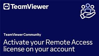 How to activate your Remote Access license on your account