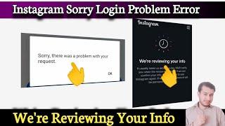 It usually takes us around day | We're Reviewing Your Info Instagram | Instagram Login Error 2024