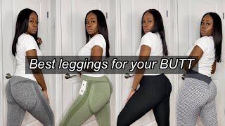 TRYING ON AMAZON SCRUNCH BUTT LEGGINGS (+ viral tiktok leggings)