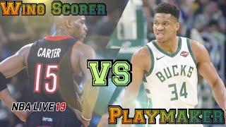 NBA LIVE 19 - Wing Scorer vs Playmaker ( Attribute Analysis)