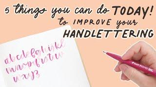 5 Beginner Handlettering Tips for Brush Calligraphy | How To Handletter