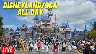  LIVE:  Disneyland and California adventure all day for RIdes and shows at Disneyland 6/10/2024