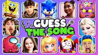 Guess The Meme & Who Is Singing  | Salish Matter, Lay Lay, Wednesday, MrBeast, Jax, Pomni, Sonic