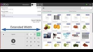 Extend width of POS Order line in odoo v10