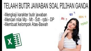 TELAAH BUTIR JAWABAN SOAL PILIHAN GANDA | Excel