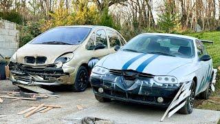 Je détruis mes 2 voitures de Sport a Noël ( Nissan Skyline VS BMW )