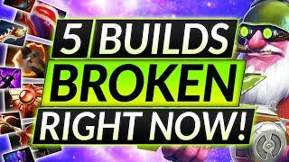 5 CRAZY BUILDS to ABUSE Before They Get Nerfed in Patch 7.30 - Dota 2 Guide