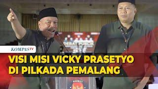 Vicky Prasetyo Sampaikan Visi Misi di Debat Pilkada Pemalang