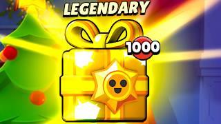 I Opened 1000 LEGENDARY Presents.. here's what happened!!!