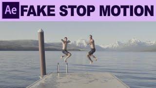 Fake Stop Motion Effect - Adobe After Effects Tutorial