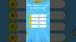 Which AWS service is used for object storage #windows #awscloudformation #cloudcomputing#aws