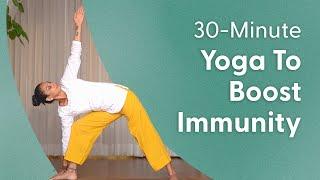 30 Minute Yoga for IMMUNITY | इम्युनिटी बढ़ाने के लिए योग @satvicyoga