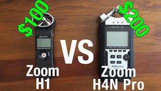 Zoom H1 vs. H4N Pro - Which is MORE worth it?!