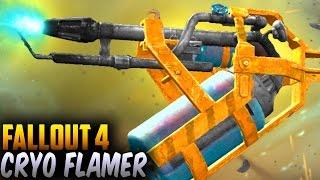 Fallout 4 Legendary Weapons - Cryo "Freezing" Flamer - Weird But Awesome!