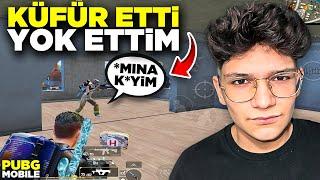 MAÇTA BANA KÜFÜR ETTİ TAKIMIN İÇİNDEN GEÇTİM! | PUBG MOBİLE