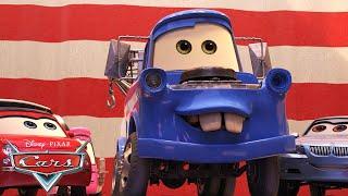 Mater Becomes the President | Cars of the Road | Pixar Cars