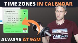 Use Time Zones in Calendar on Mac - Automatically change the events times when you ravel