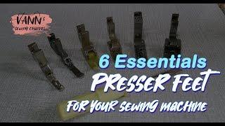 6 Must-Haves Presser Feet for your Sewing Machine // Juki DDL 8100e