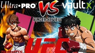 ROUND 1 - Ultra PRO vs Vault X 4-Pocket Strap Binder Review | Yu-Gi-Oh! Magic: The Gathering Pokemon