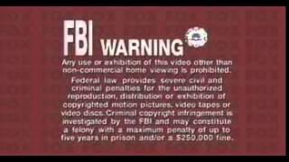 20th Century FOX FBI Warning Screen 1