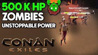 500K HP Zombies! Create Unstoppable Zombies in Conan Exiles - Tips & Tricks 2024