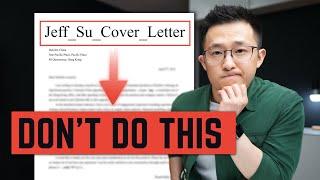 Why Your Cover Letter Gets Rejected (5 MISTAKES TO AVOID)