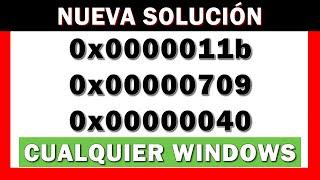  SOLUCIONAR ERROR 0x00000709, 0x0000011b, 0x00000040  Windows Error al conectar impresora red