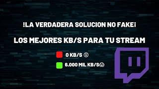 COMO TENER LOS mejores KB/S Estables EN OBS & TWITCH 