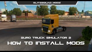 Euro Truck Simulator 2- How to install mods