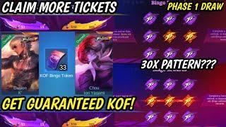 LUCKY DRAW!! 30X DRAW BINGO PATTERN IS REAL? DRAW MLBB X KOF 2025 (PHASE 1)! - MLBB