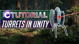 SENTRY GUN TURRET in Unity - C# Tutorial 2018