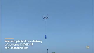 Walmart Pilots Drone Delivery of At-Home COVID-19 Kits | DroneUp