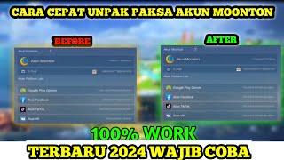 100% BERHASIL CARA UNBIND PAKSA AKUN MOONTON MOBILE LEGENDS TERBARU 2024 CARA UNPAK AKUN MOONTON ML