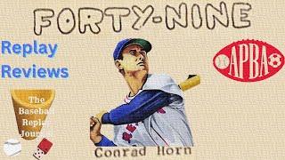 The Baseball Replay Mystery: Conrad Horn's Unknown 1949 American League APBA Replay