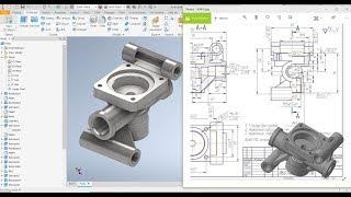 Inventor 2020 Tutorial  #100 | 3D Modeling Advanced